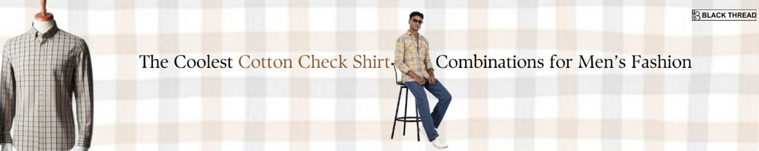 The Coolest Cotton Check Shirt Combinations for Men’s Fashion