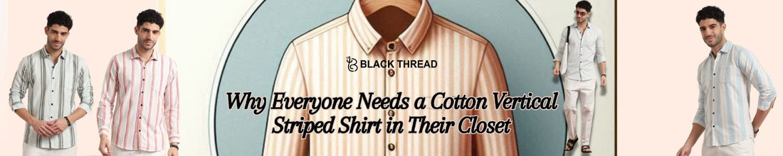 vertical striped shirt