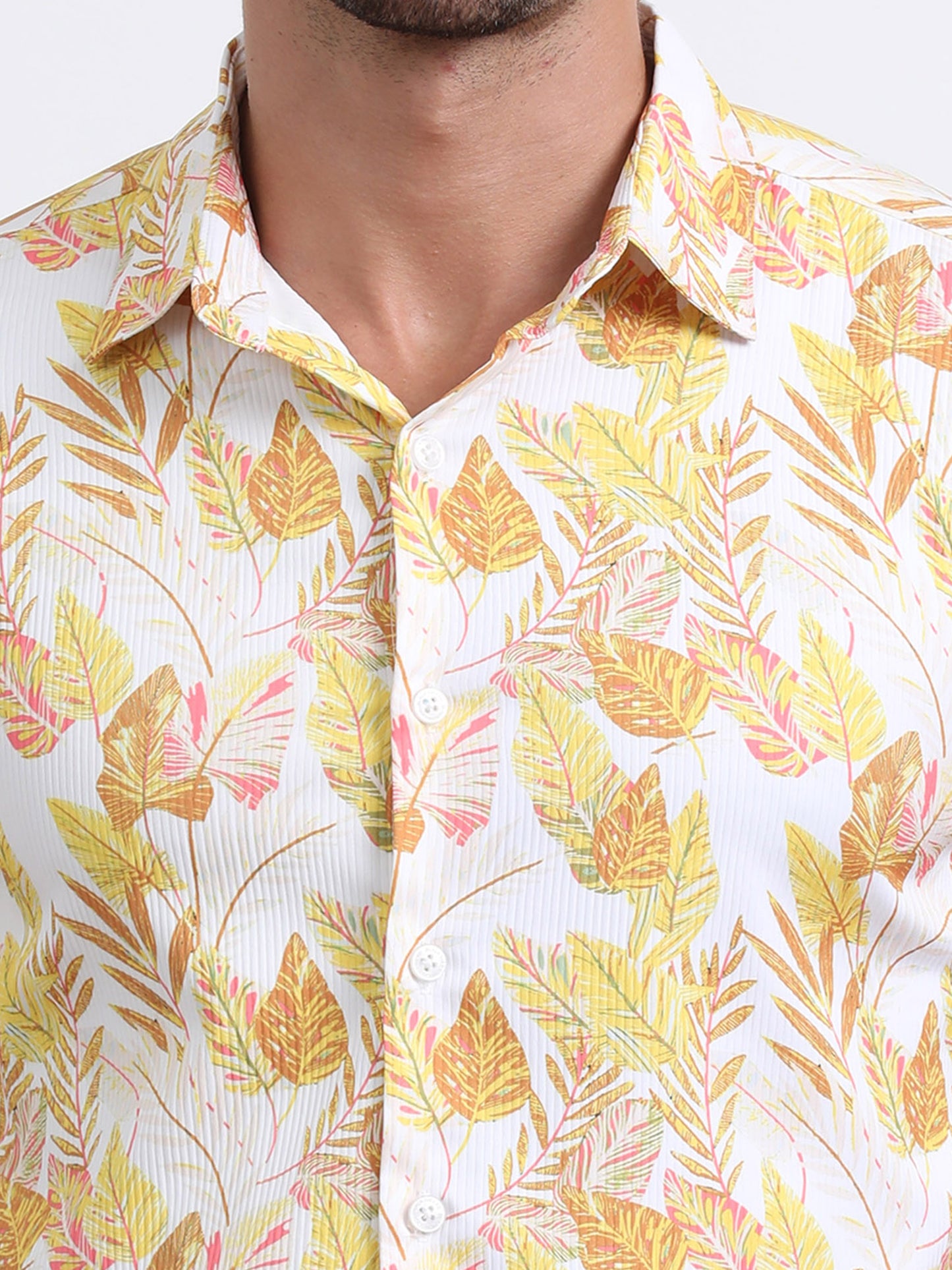 Multi Half Sleeve Poly Cotton Digital Print Shirts