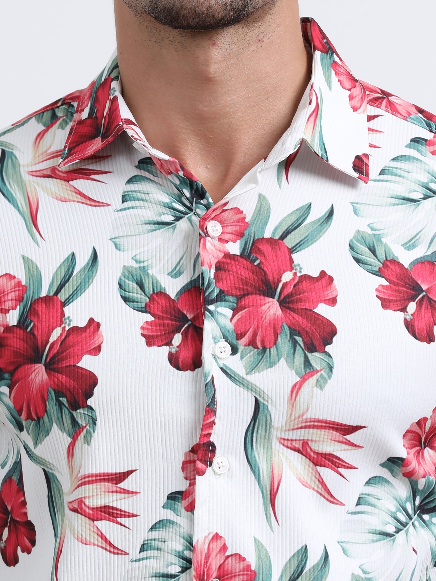 Multi Half Sleeve Poly Cotton Digital Print Shirts