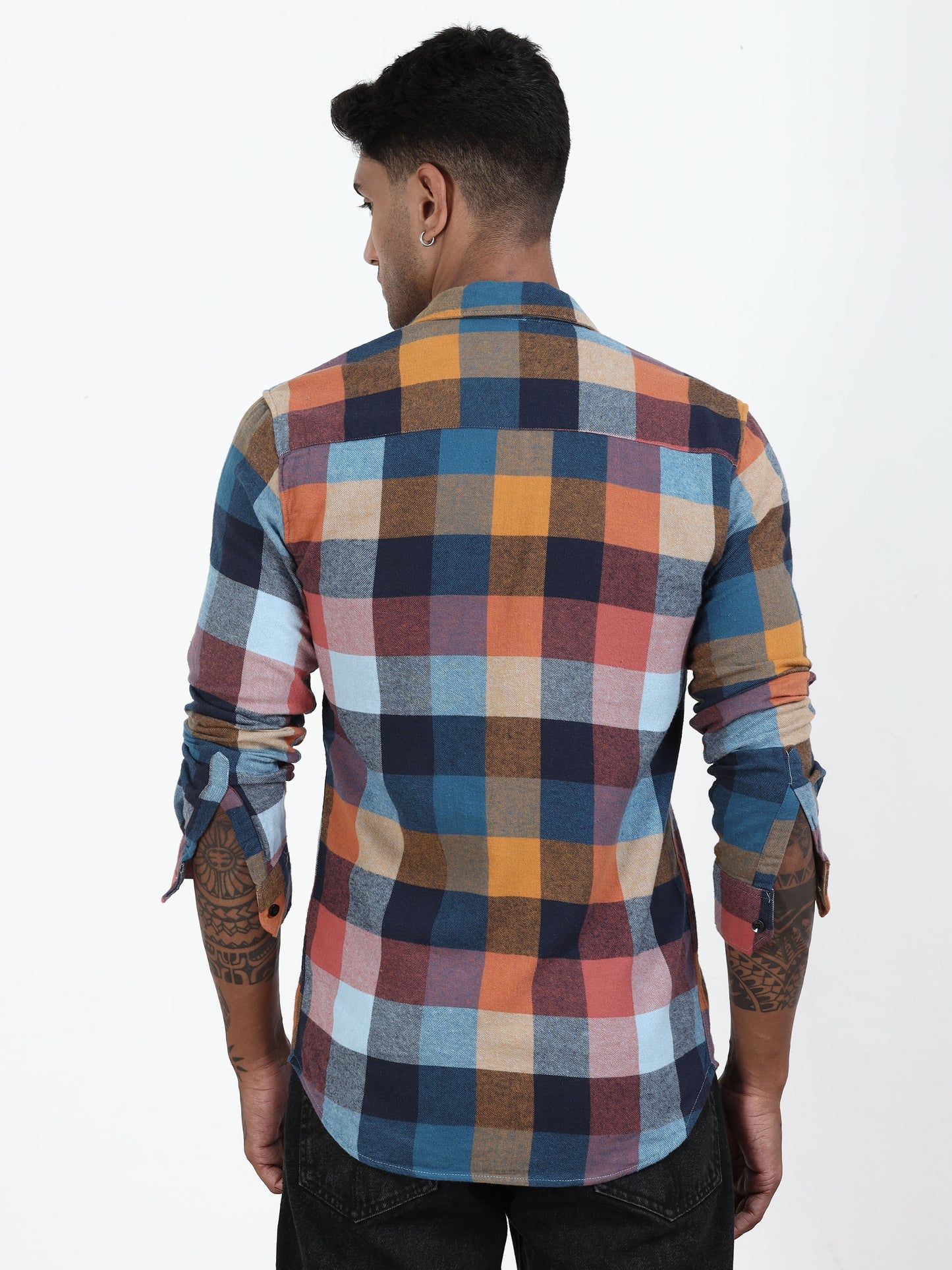 Multi Check Shirt For Men