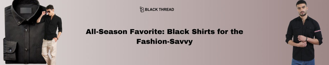 black shirt for men​