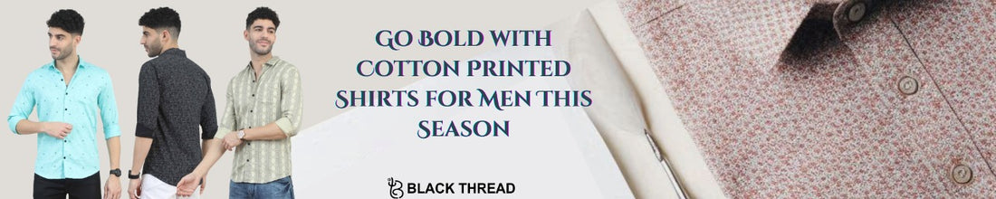 cotton printed shirts for men 