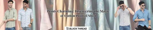 cotton printed shirts for men