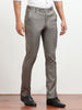 Men's Dark Grey Formal Regular Fit Trousers