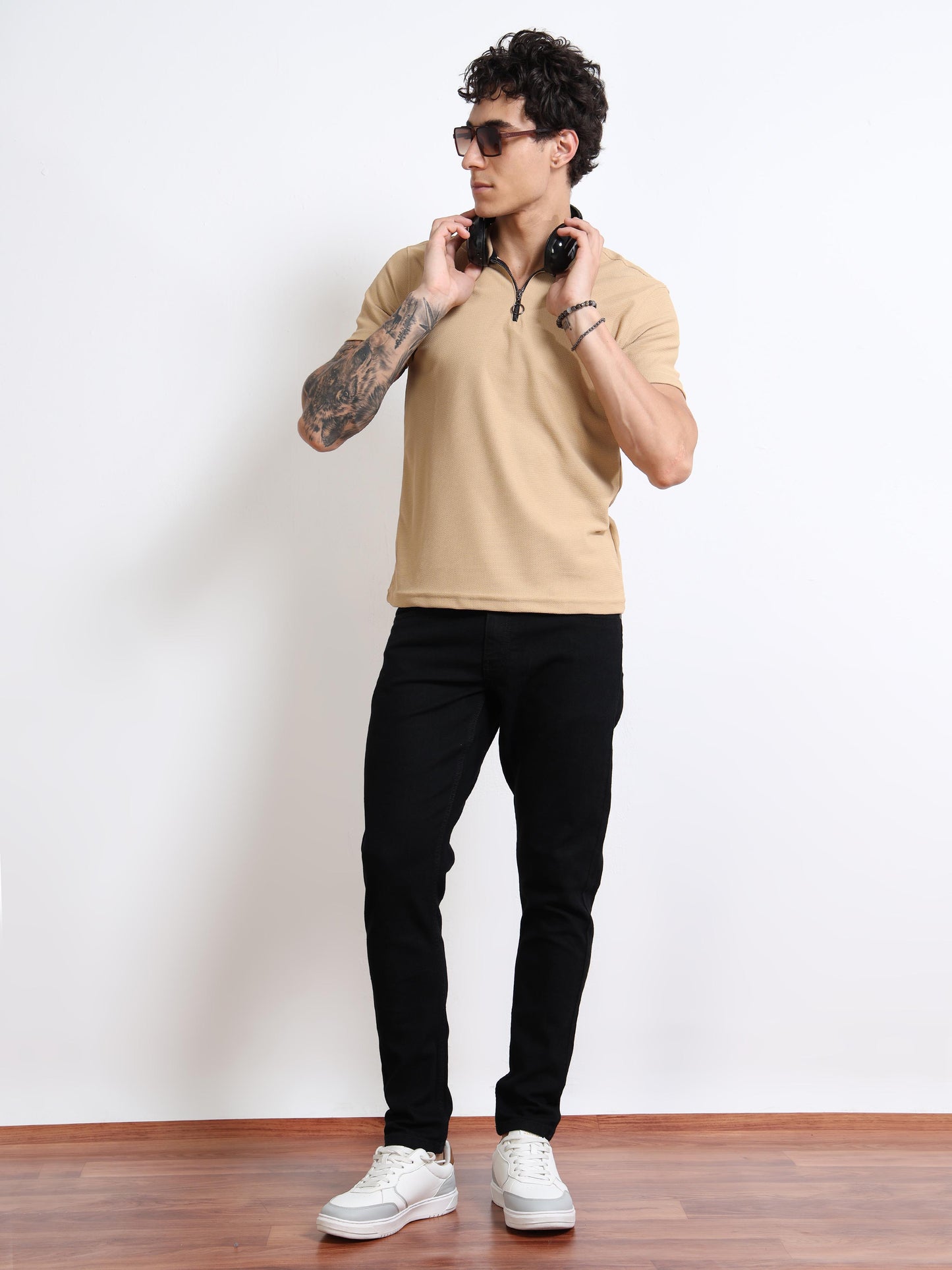 Men’s Slim Fit Stretch Jeans – Jet Black