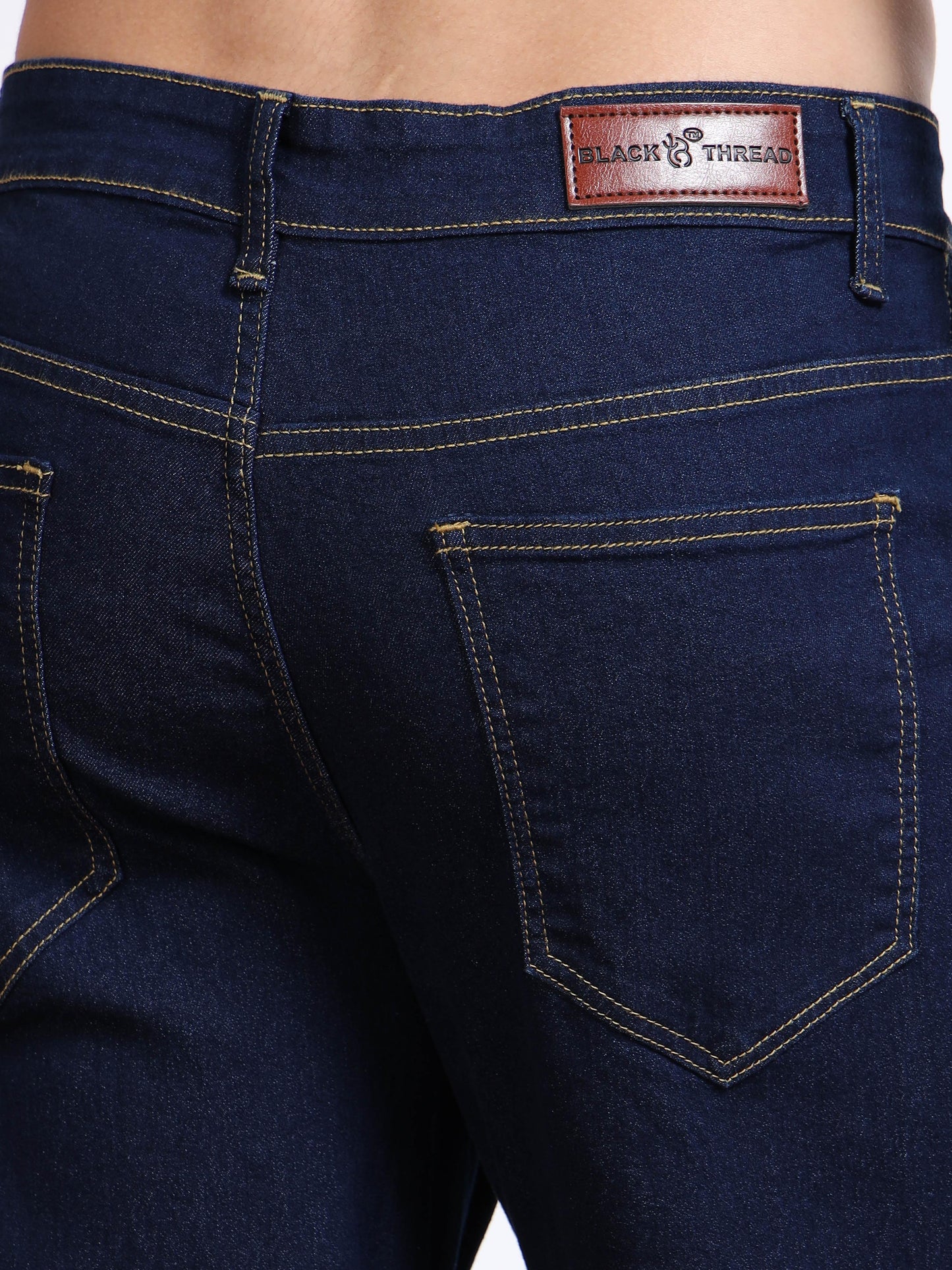 Men’s Dark Blue Straight Fit Jeans