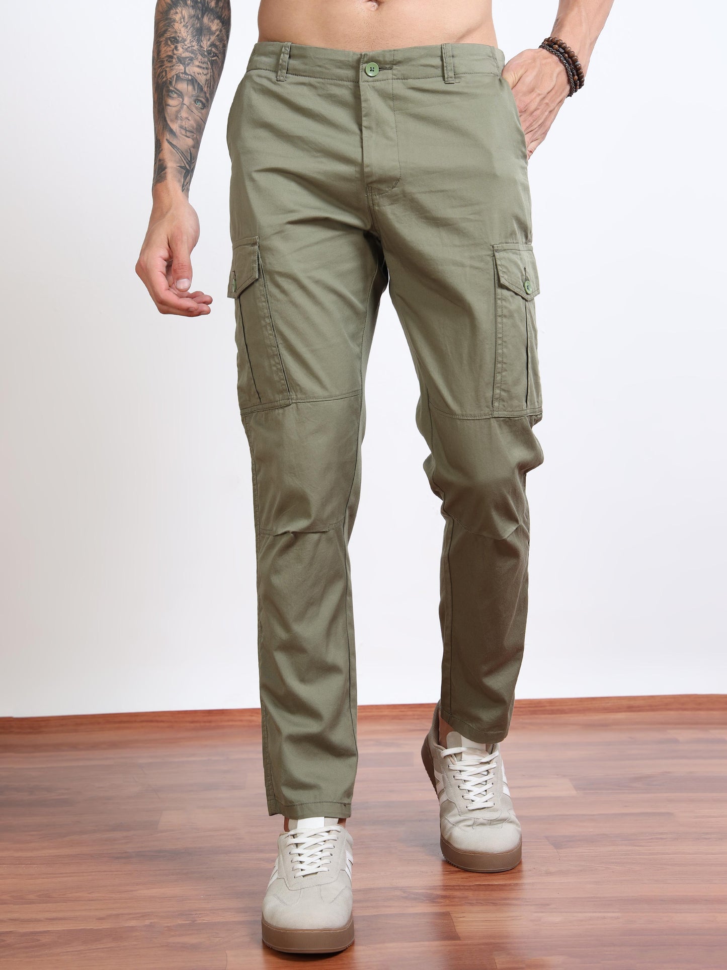 Men’s Olive Green Cargo Pants