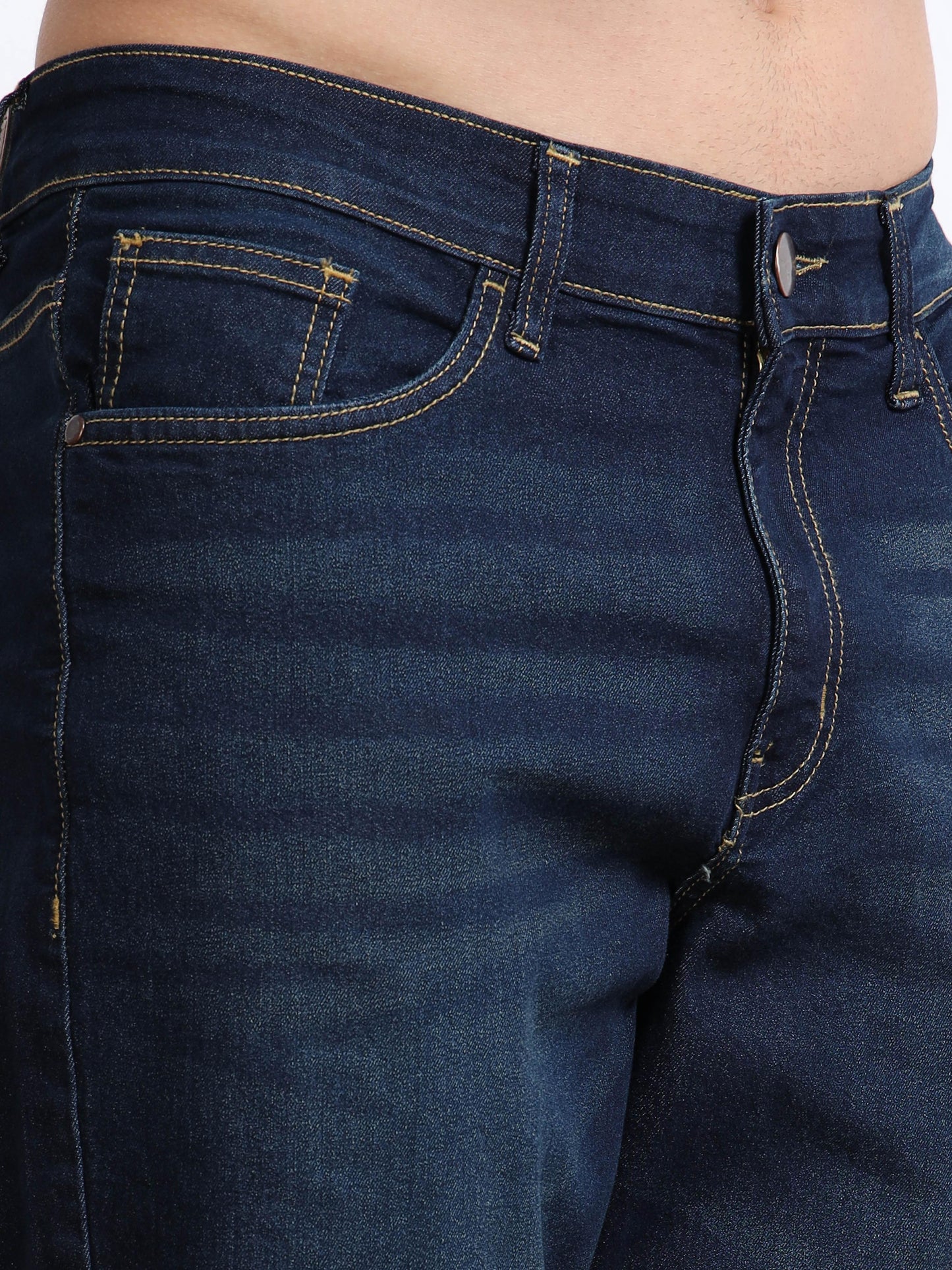 Men’s Dark Wash Straight Fit Jeans