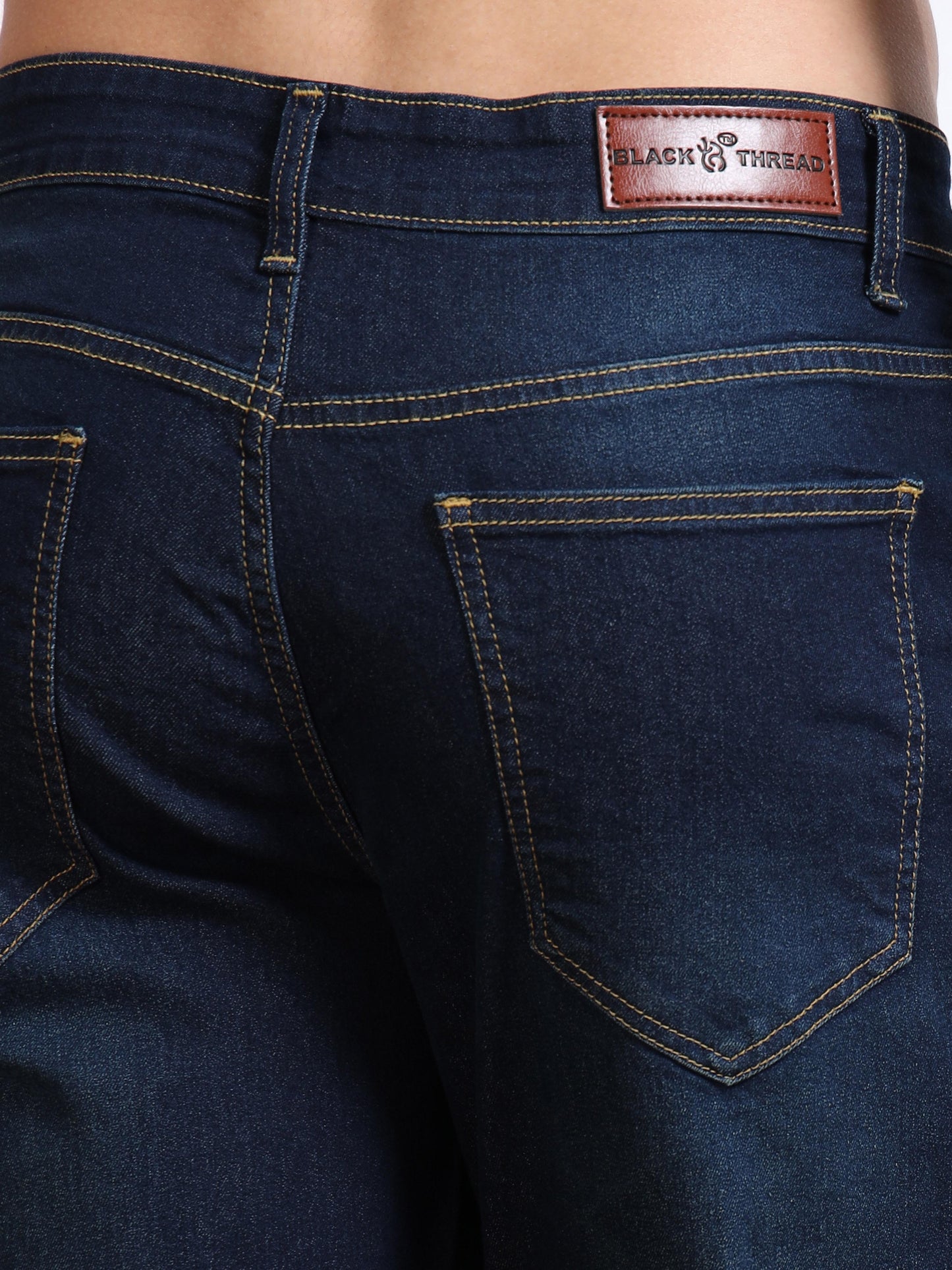 Men’s Dark Wash Straight Fit Jeans