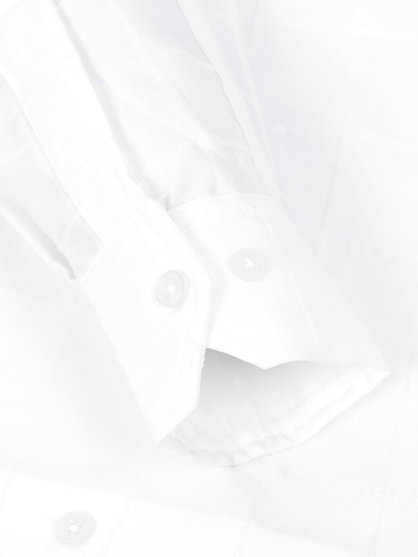 White Men's Cotton Checks Design Casual Shirt - Premium Comfort Fit