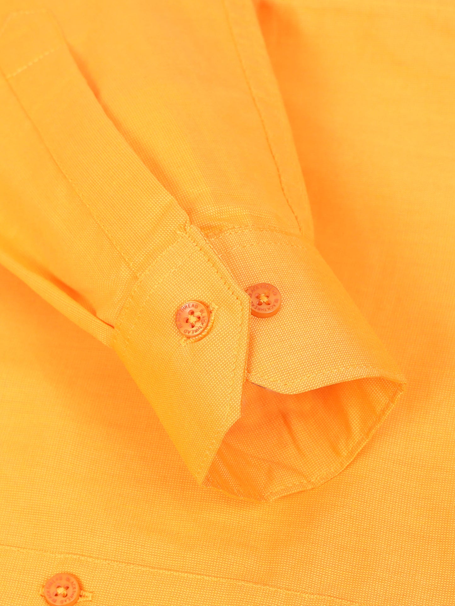 Mustard Yellow Men's Cotton Plain Casual Shirt - Premium Comfort Fit