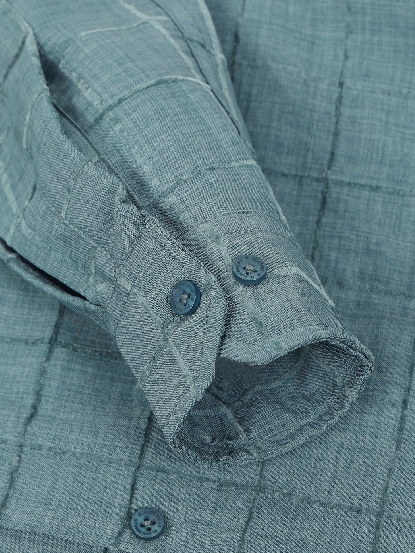 Blue Men's Cotton Checks Design Casual Shirt - Premium Comfort Fit