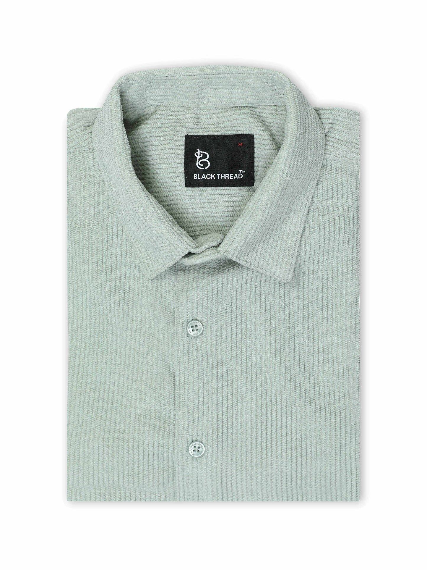 Green Full sleeve Corduroy Shirts