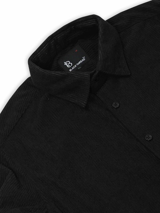 Black Full sleeve Corduroy Shirts