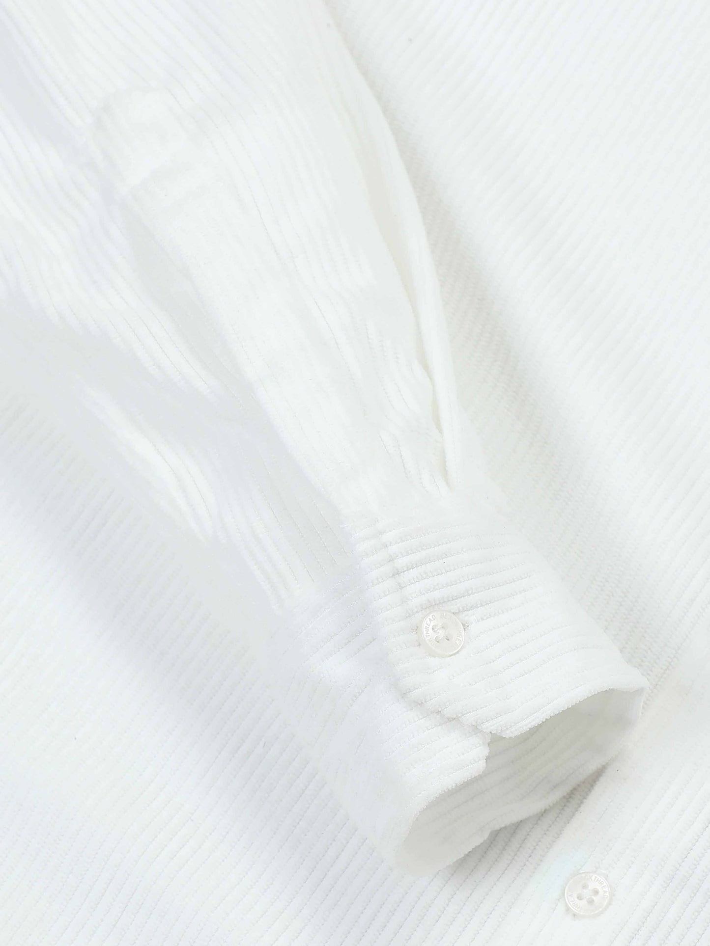 White Full sleeve Corduroy Shirts