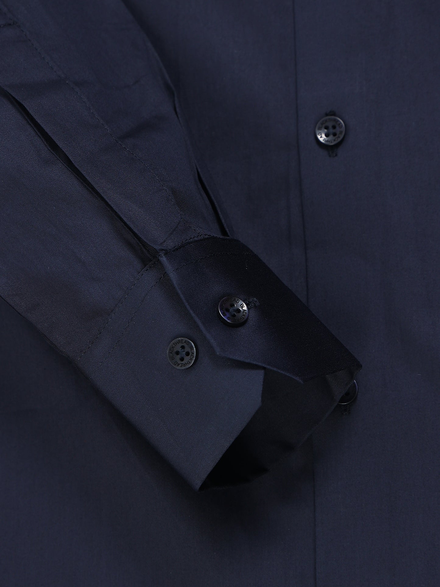 Men's Navy Blue Diamond Grid Stone Work